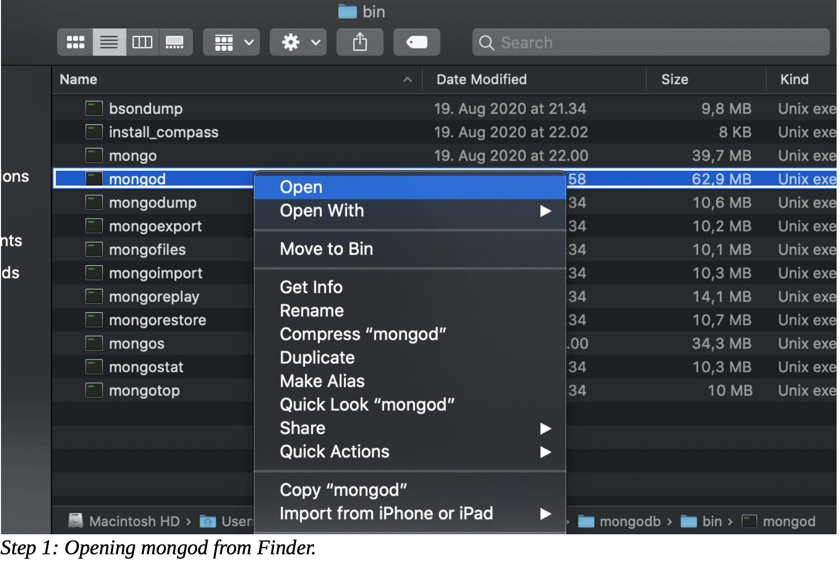 Parse Options
