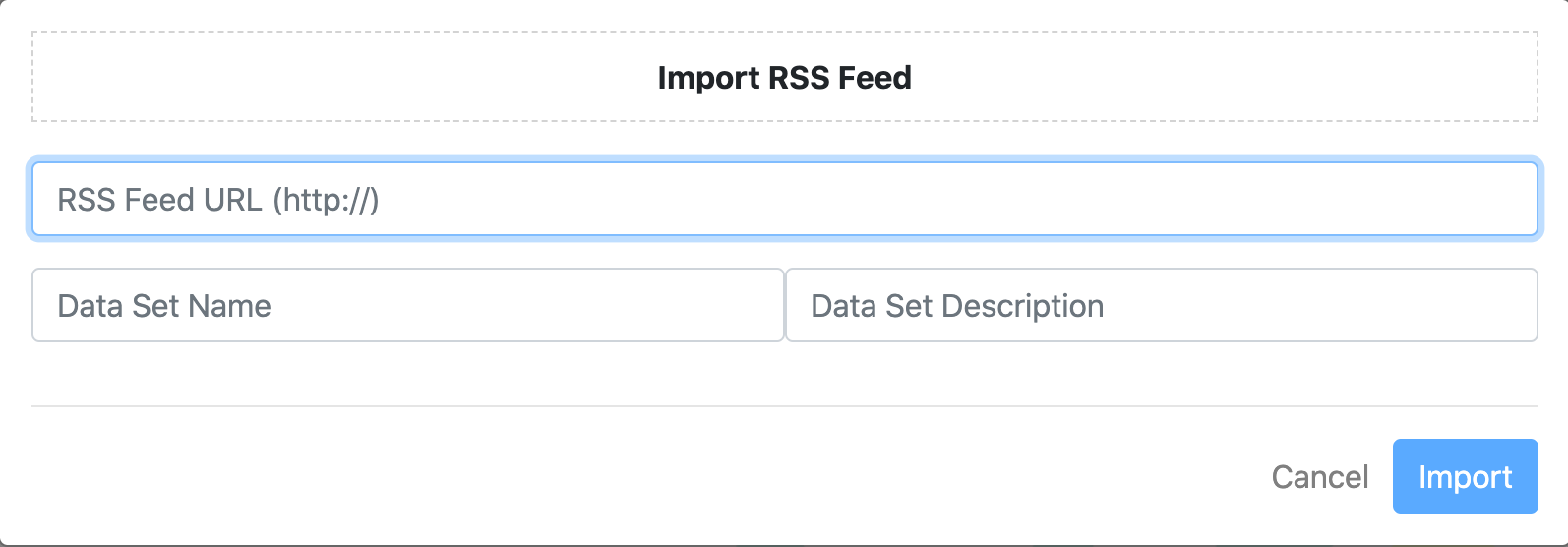 Imported Data